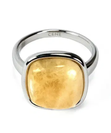 CENE 세네 스퀘어 스톤 반지