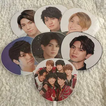 A! group 마사카도 요시노리 부채 7개 세트