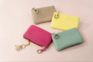 미사용 새상품 소메스 안장 피콜로 슬림 파우치 핑크