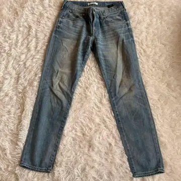 RED CARD 남성용 데님 팬츠 S 면 코튼 블루 스트레치