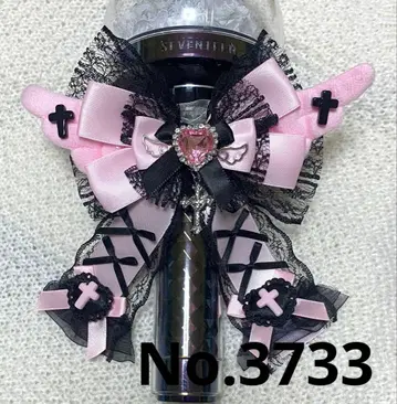 응원봉 리본 펜라 리본 핑크