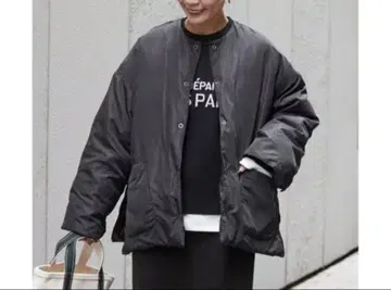 베이세스톡 WASHABLE 라이트 다운 블루종