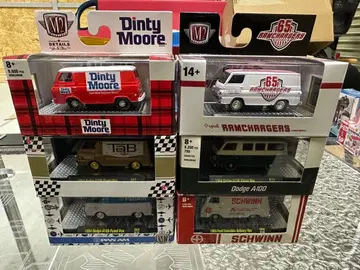 M2 머신 6대 세트 A100 에코노라인 미국차 미니카 핫휠