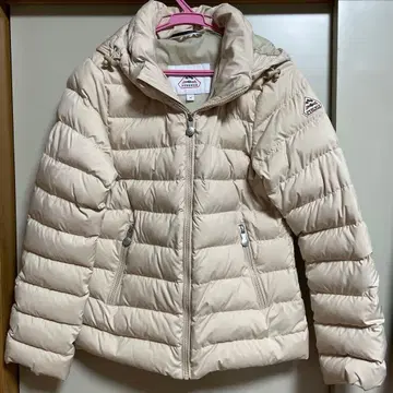 PYRENEX 베이지 다운 자켓 36 사이즈