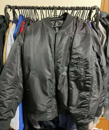 gu 히트 패디드 ma-1 블루종 XL