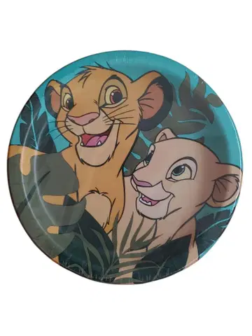 라이온 킹 일회용 플레이트 & 냅킨 세트