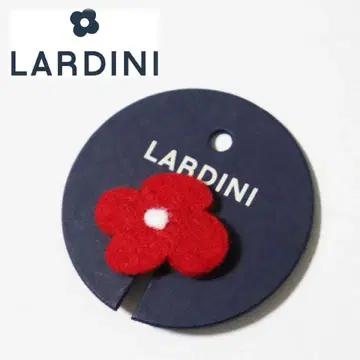 [ 라르디니 ] 미사용 펠트제 꽃 모양 부토니에르 라벨 핀 자켓에