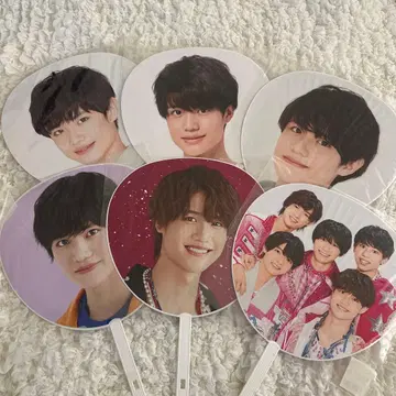 간사이쟈니즈Jr 간쥬 Lil 오오니시 후우가 부채 6장 세트