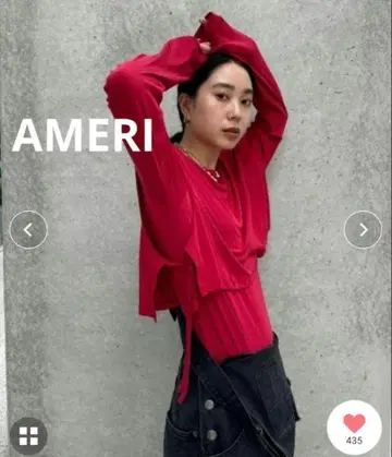 AMERI LAYERED LIKE LOOSE TOP RED