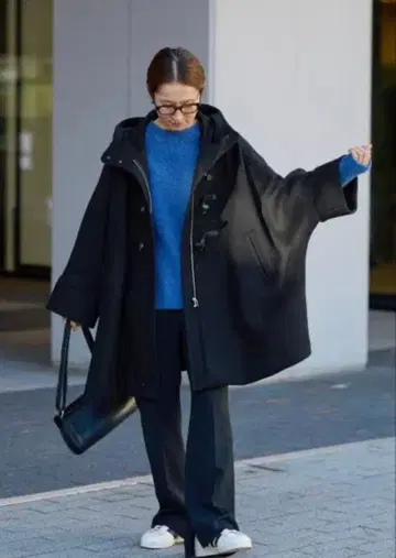 [ 새상품, 미사용 ] 프레임워크 멜톤 더플 판초 코트 36