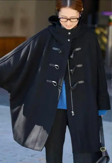 [ 새상품, 미사용 ] 프레임워크 멜톤 더플 판초 코트 36