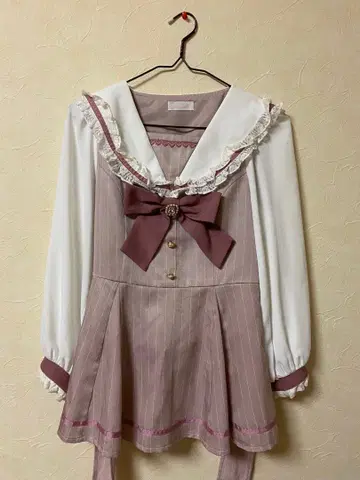 LIZLISA 핑크 스트라이프 셋업