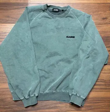 XLARGE 오버다이 구제 맨투맨 오버다이 긴팔 트레이닝복