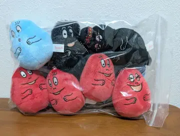 바바파파 쫀득쫀득 볼체인 부착 봉제 인형 7개 세트 묶음 판매