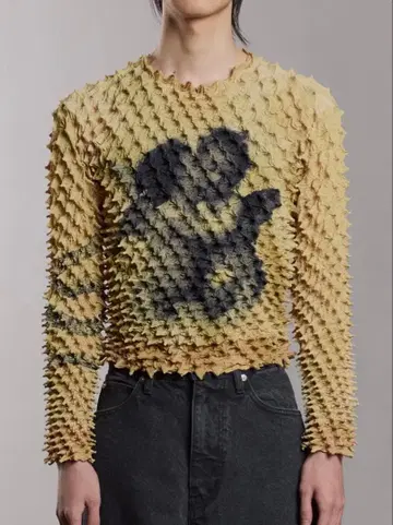 MASU SPIKY ANGEL TOPS yellow