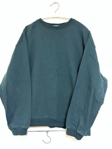 다크 그린 크루넥 맨투맨 무지 wym