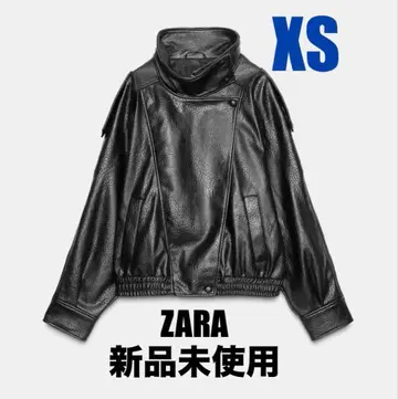 ZARA 페이크 가죽 자켓 XS