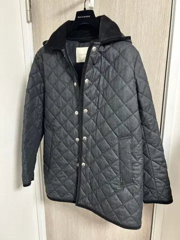 MACKINTOSH 퀼팅 후디드 코트