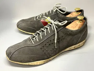 탑세븐 27.5cm 43 남성용 카키 가죽 스니커즈 신발