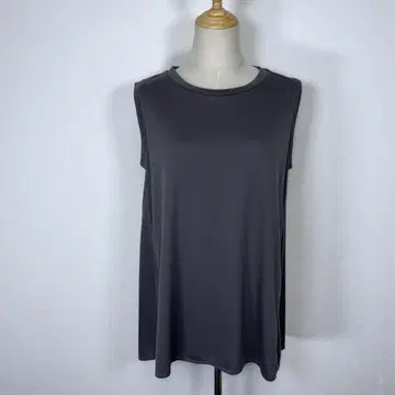 새상품급 GLOBAL WORK 그레이 슬리브리스 상의 M 사이즈