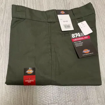 Dickies 874 치노 팬츠 32x32 올리브 그린 디키즈