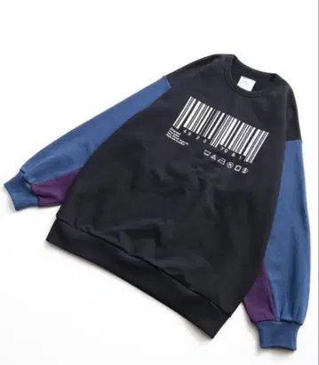 SHAREEF 샤리프 맨투맨 바코드 사이즈 2