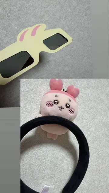 치이카와 파크 머리띠 게 헌책방 토끼 안경