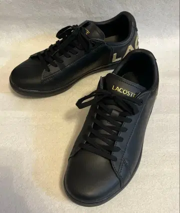 라코스테 LACOSTE 블랙 스니커즈