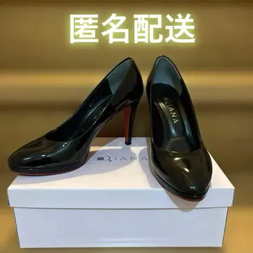 [ DIANA ] 하이힐 펌프스 블랙 레드 밑창 스틸레토 박스 있음