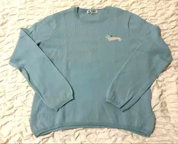 PICONE 피코네 울 100% 니트 스카이블루 라이트 블루 사이즈 40