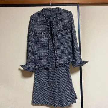 새상품급 트위드 정장 스커트 셋업 9호