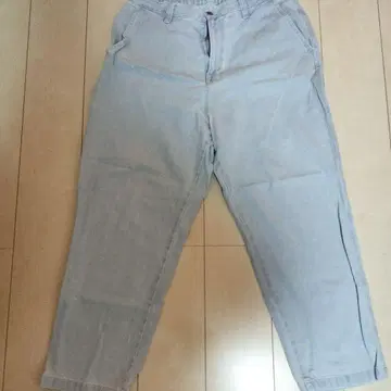 라이트 블루 데님 스트레이트 팬츠