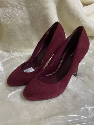 미사용 새상품 RANDA 와인 레드 하이힐 22.0cm