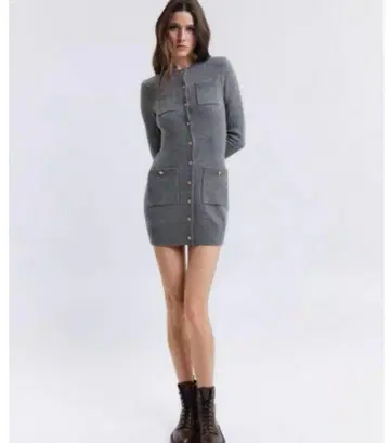 ZARA 포켓 숏 니트 원피스