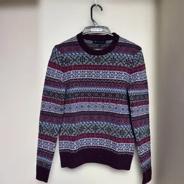 BROOKS BROTHERS 페어아일 패턴 스웨터 S