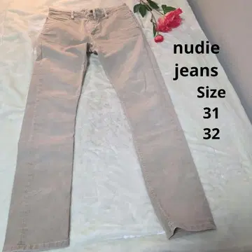 [ 오샤레 nudie jeans ] 톤 다운 카키 팬츠 사이즈 31 32