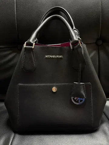 마이클코어스 백 그리니치 핸드백 숄더백 블랙 핑크