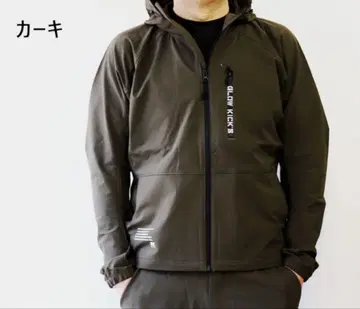 gkw-9001 집업 후드티 카키 L 사이즈