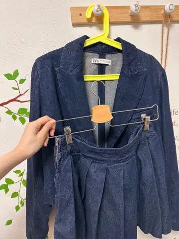 ZARA 다크 블루 셋업