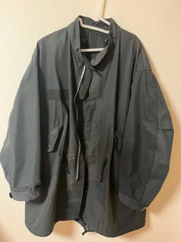 MSG & SONS M1965 피쉬테일 후드티 모즈 코트 블랙