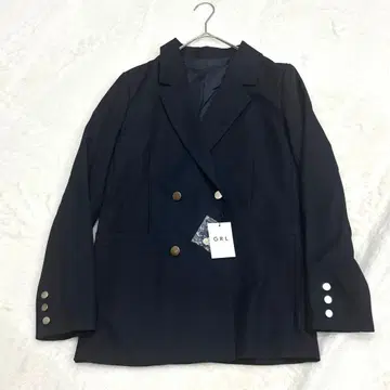 GRL 그레일 더블 자켓 네이비 네이비 새상품