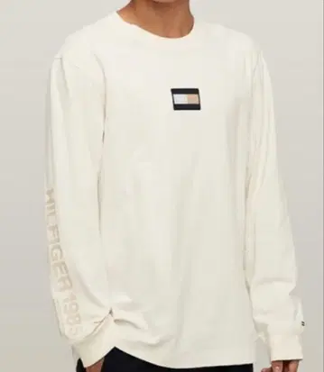 일본 한정판 Urban Explorer 로고 배지 인터락 롱 T셔츠