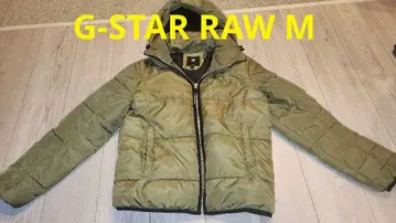 G-STAR RAW 후드 부착 다운 자켓 충전솜 지스타 아우터