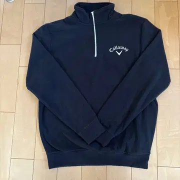 Callaway 하프 지퍼 블랙 L 사이즈