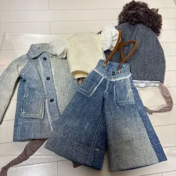 네오 브라이스 아웃핏 작가님 커스텀 인형 데님 세트