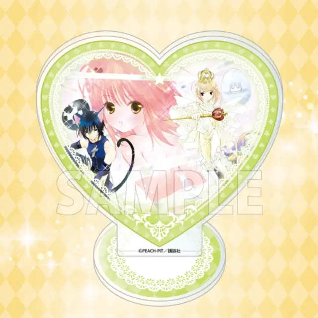 캐릭캐릭체인지 코토부키야 하트 아크릴 스탠드 아무 토마 루이 굿즈