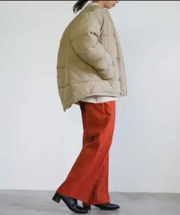 셀렉모카 selectmoca 노카라 페이크 다운 자켓