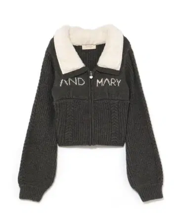 andMary Mary logo zip tops gray