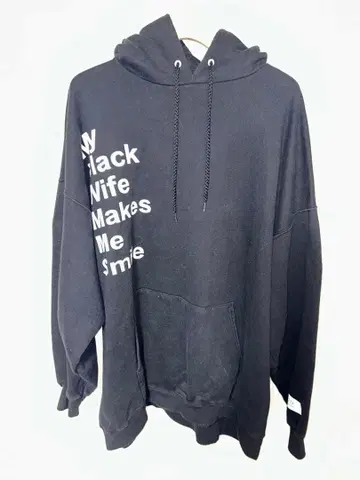 Hanes 90년대 블랙 후드티