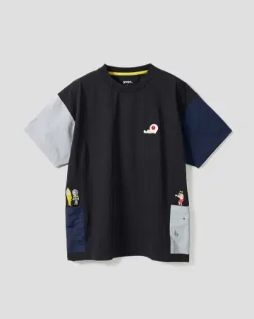 키타로와 친구들 사이드 포켓 빅 실루엣 T셔츠 L 사이즈